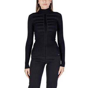 Morgan De Toi Black Viscose Women's Turtleneck